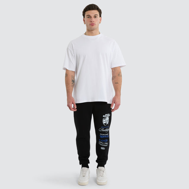 Western Bulldogs Elite Trackpant Jet Black