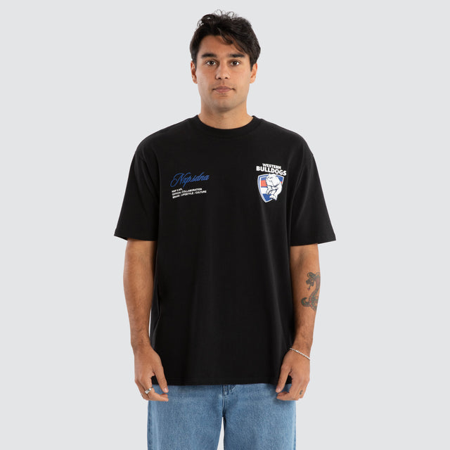 Western Bulldogs AFL Season Tee Jet Black