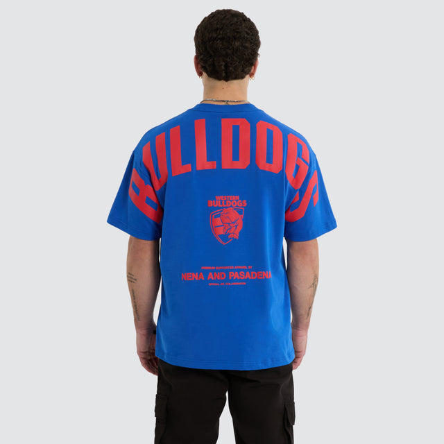 Western Bulldogs Archive Raptor Tee Blue