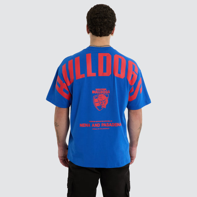 Western Bulldogs Archive Raptor Tee Blue