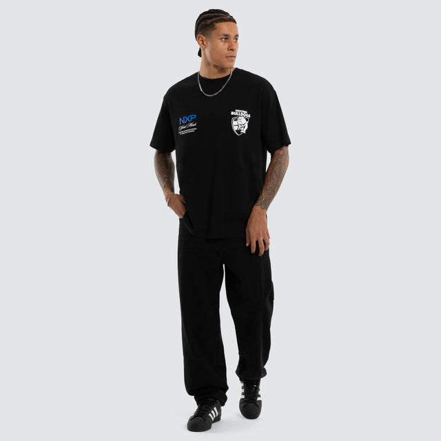 Western Bulldogs Grand Box Fit Tee Jet Black