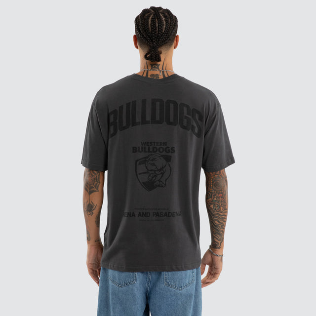 Western Bulldogs Champions Box Fit Tee Asphalt