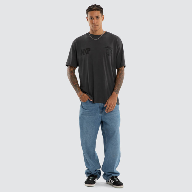 Western Bulldogs Champions Box Fit Tee Asphalt