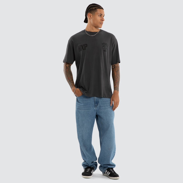 Western Bulldogs Champions Box Fit Tee Asphalt