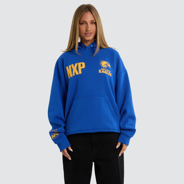 West Coast Eagles Top Tier Hoodie Blue