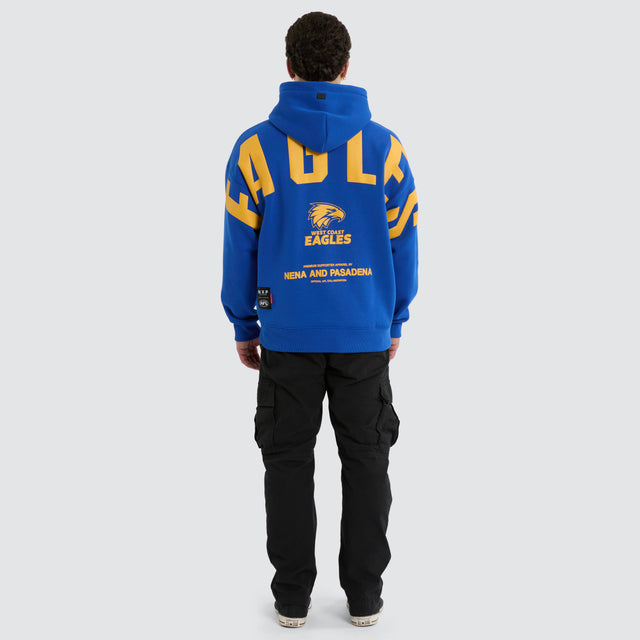 West Coast Eagles Top Tier Hoodie Blue