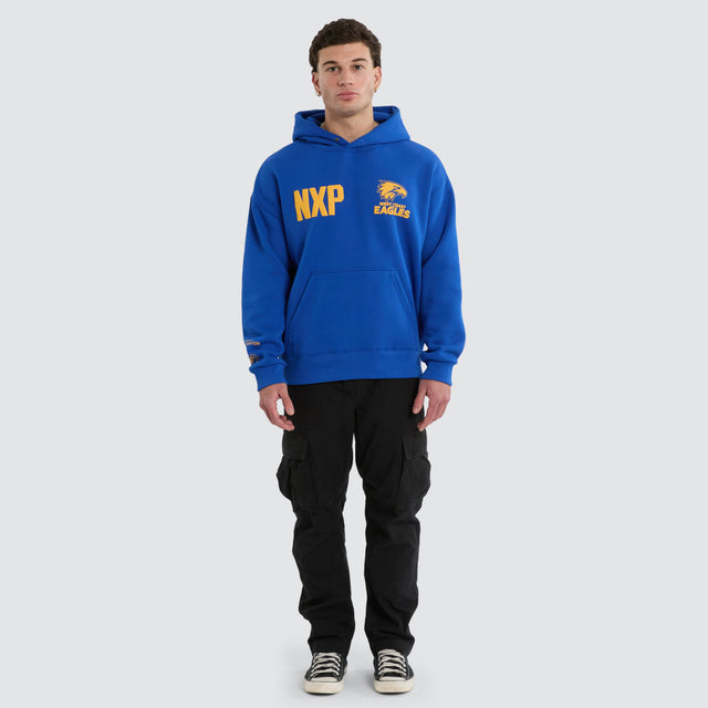 West Coast Eagles Top Tier Hoodie Blue
