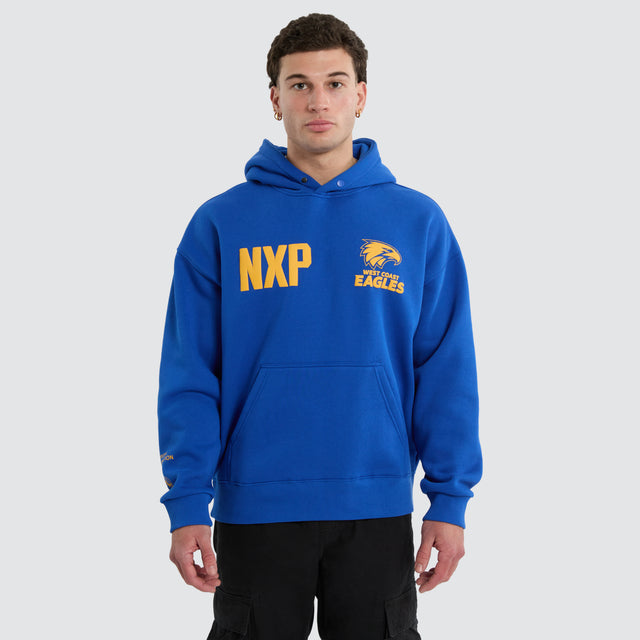 West Coast Eagles Top Tier Hoodie Blue