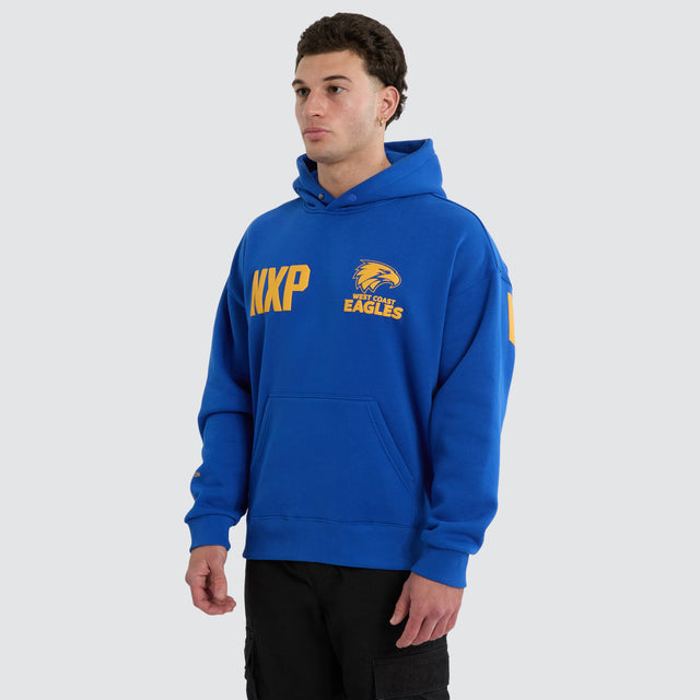 West Coast Eagles Top Tier Hoodie Blue