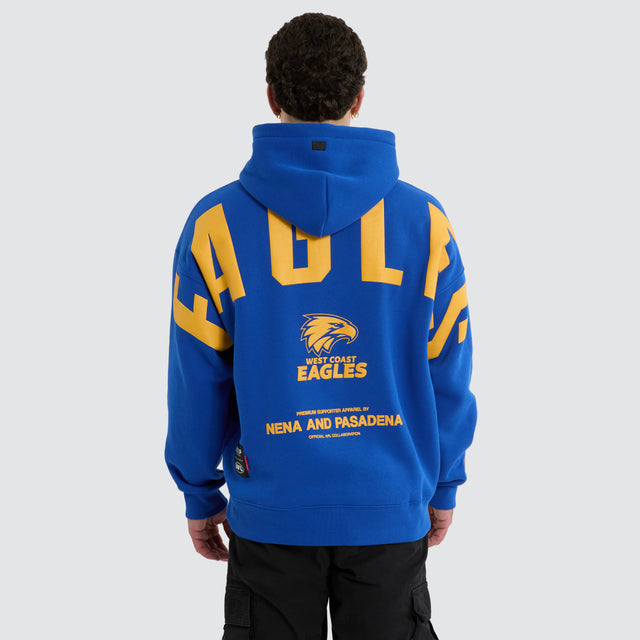 West Coast Eagles Top Tier Hoodie Blue