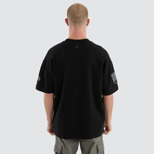 West Coast Eagles Game-On Loopback Tee Jet Black