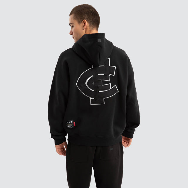 Carlton Blues AFL Mono Hoodie Jet Black