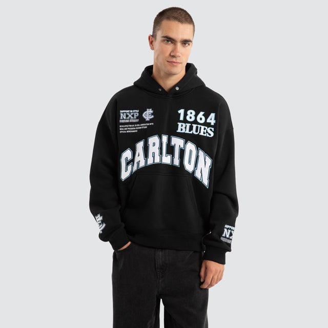 Carlton Blues AFL Academy  Hoodie Jet Black