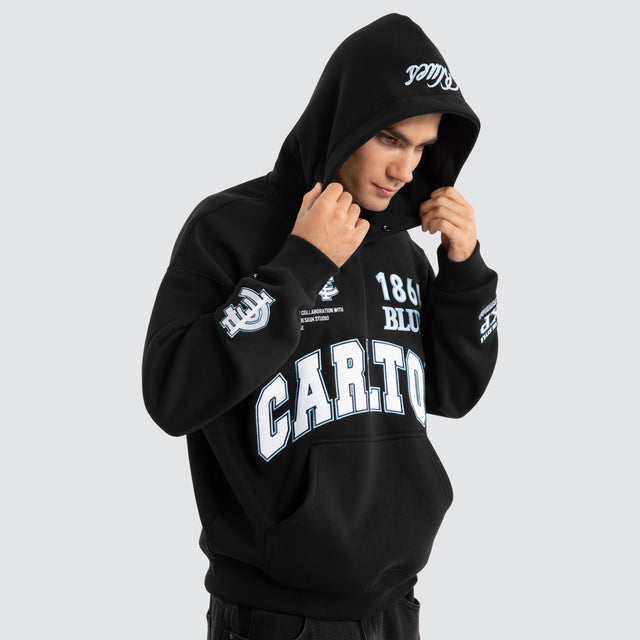 Carlton Blues AFL Academy  Hoodie Jet Black