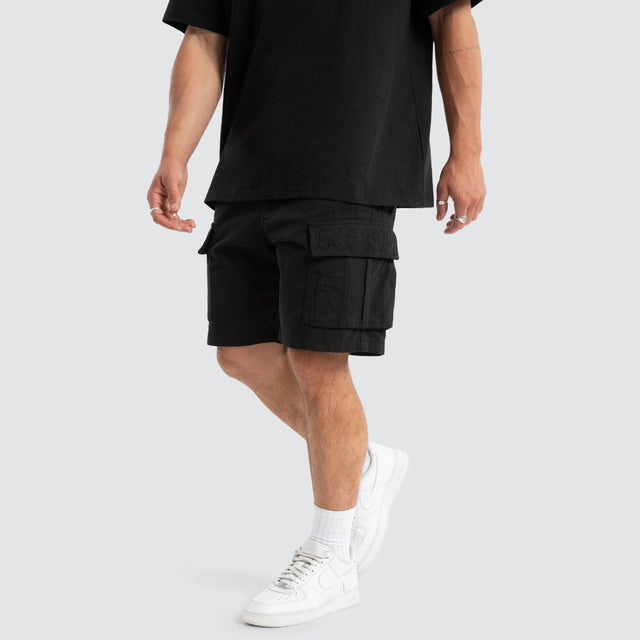 Colby Cargo Shorts Black