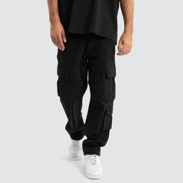 Colby Cargo Pant Black