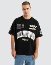 Collingwood Magpies AFL Academy Tee Jet Black