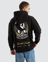 Collingwood Magpies AFL Season Hoodie Jet Black