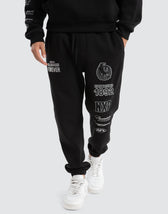 Collingwood Magpies AFL Mono Trackpants Jet Black