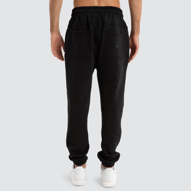 Collingwood Magpies AFL Mono Trackpants Jet Black