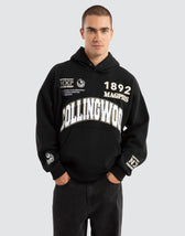 Collingwood Magpies AFL Academy Hoodie Jet Black