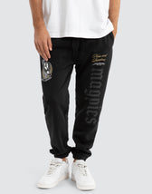 Collingwood Magpies AFL Cali Trackpants Jet Black