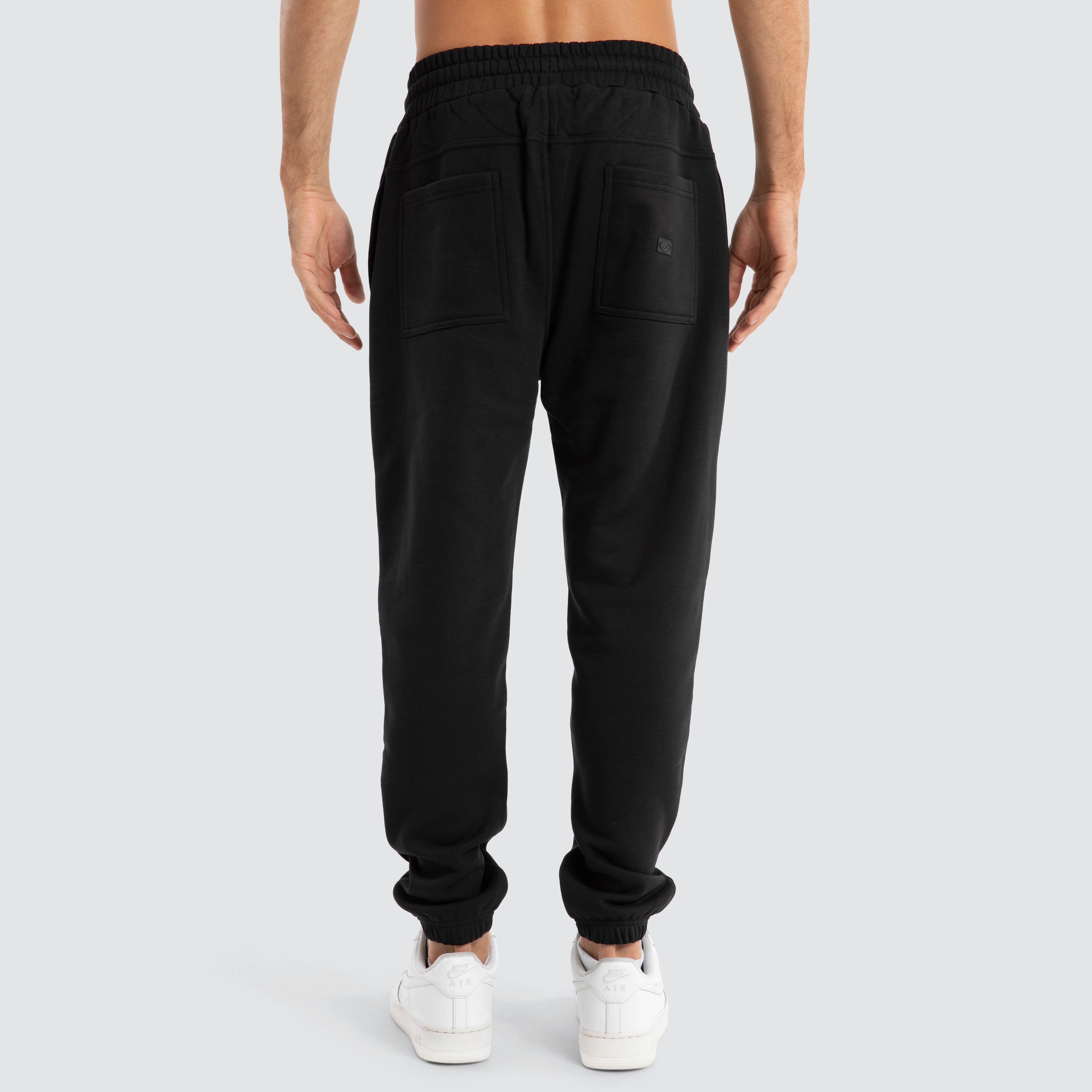 Collingwood Magpies AFL Cali Trackpants in Black | NXP