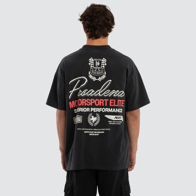 Downforce Raptor Tee Pigment Anthracite Black