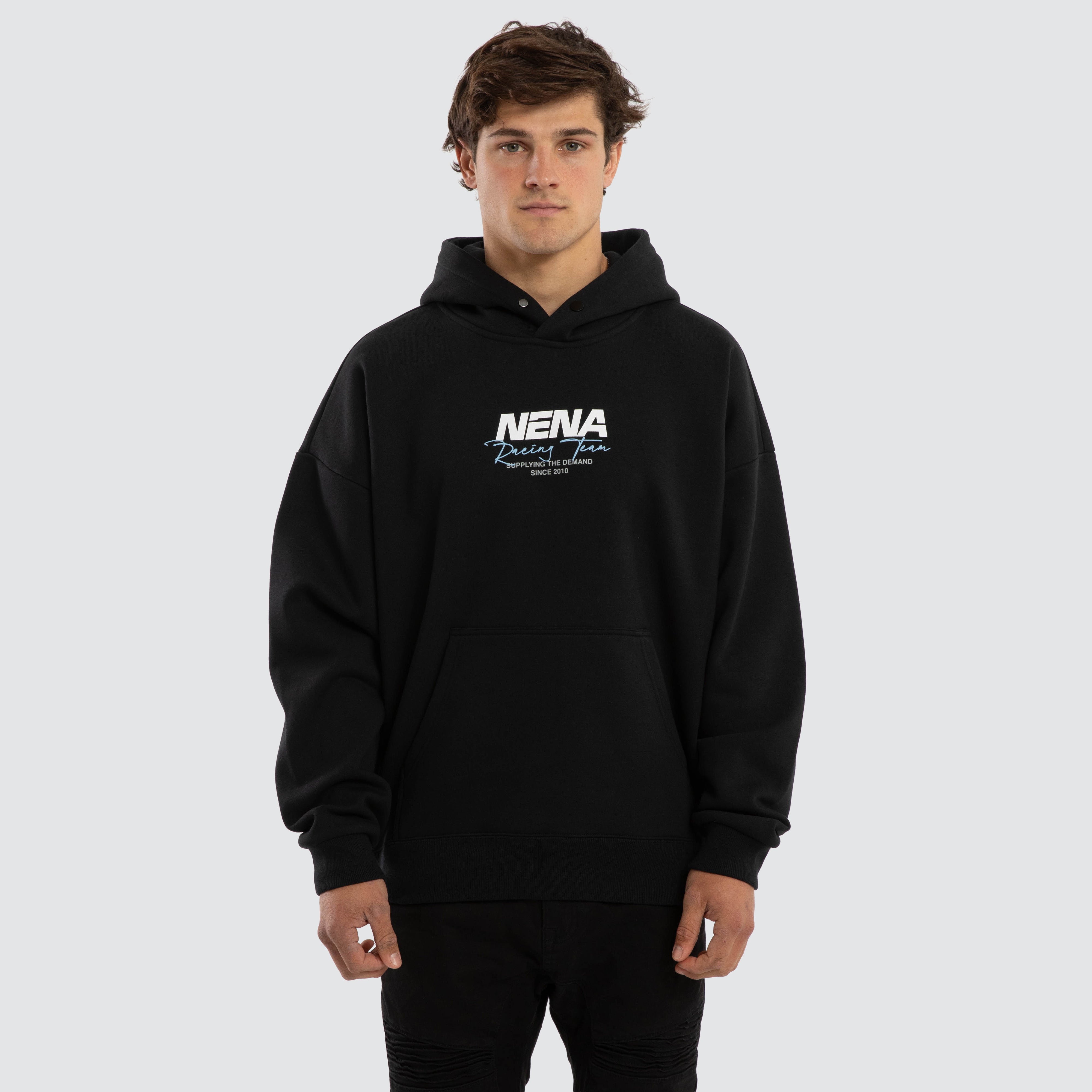 Network Box Fit Hoodie Black | NXP