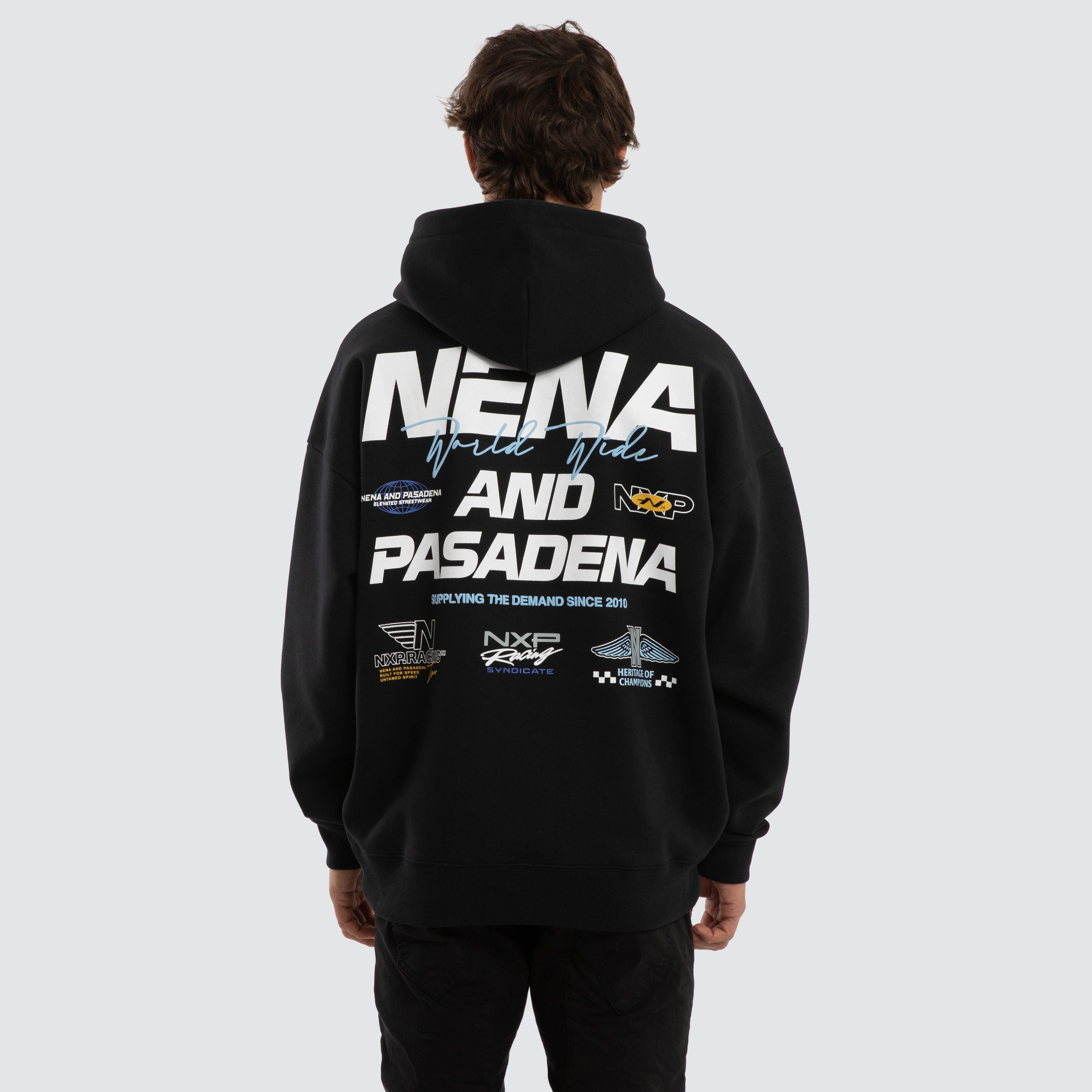 Network Box Fit Hoodie Black | NXP
