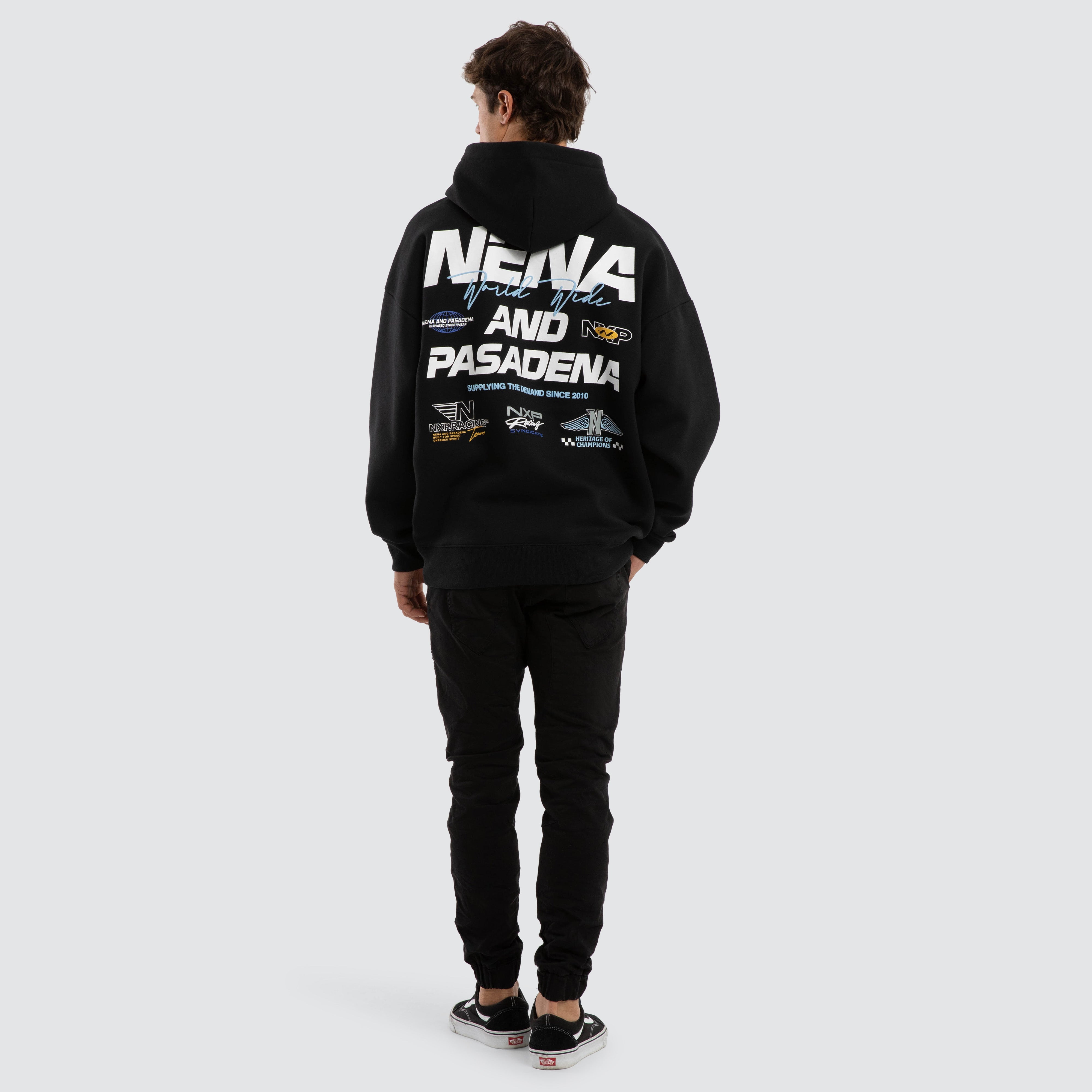 Network Box Fit Hoodie Black | NXP