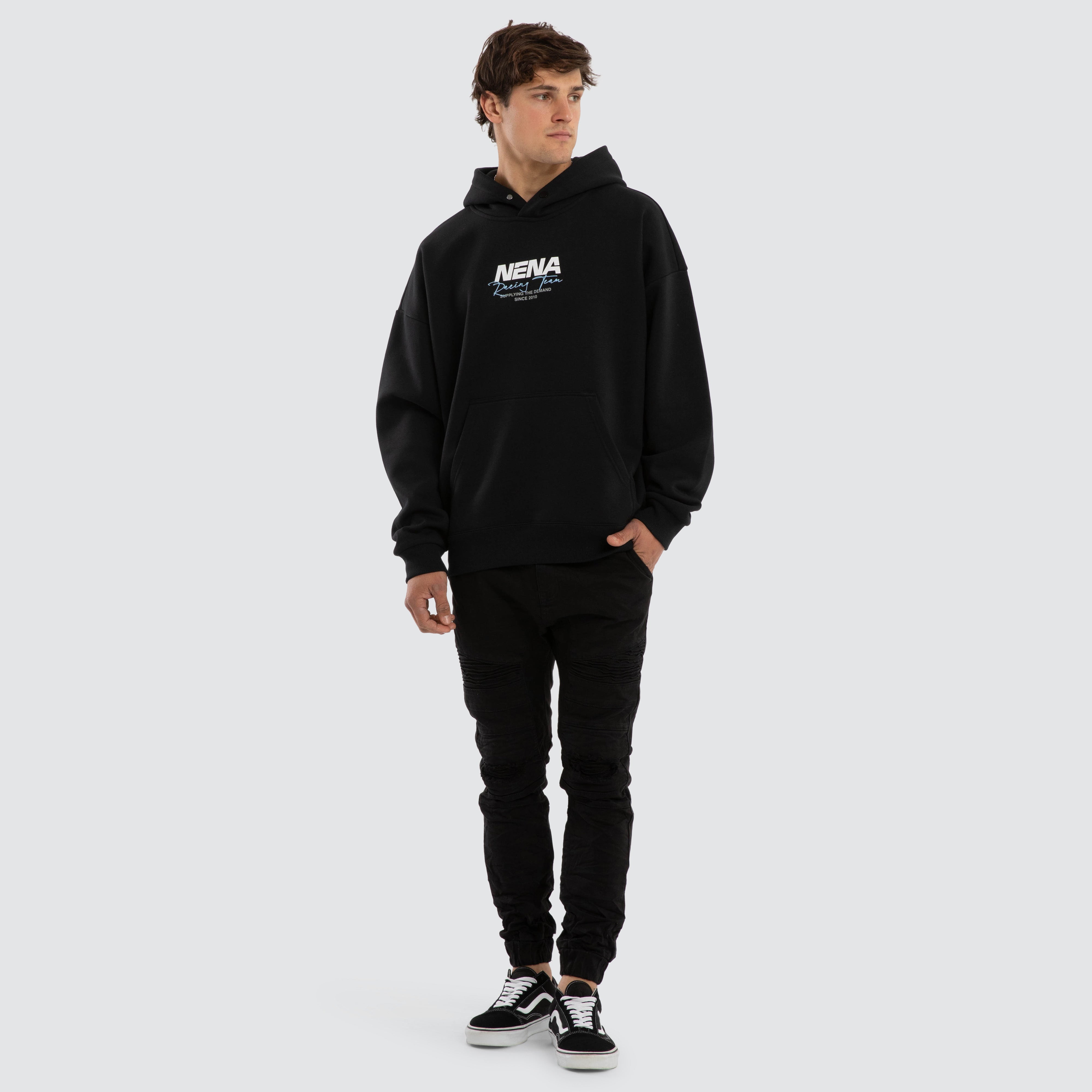 Network Box Fit Hoodie Black | NXP