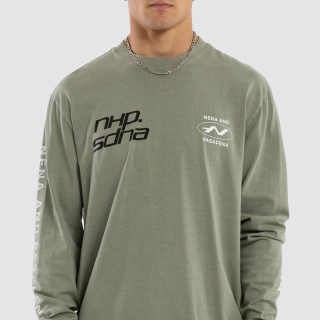 Sector Relaxed Longsleeve Tee Pigment Shadow