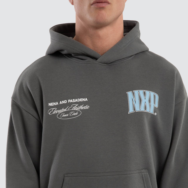 Carbon Relaxed Hoodie Charcoal