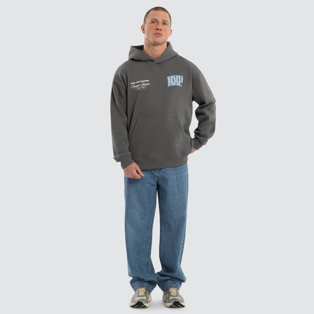 Carbon Relaxed Hoodie Charcoal