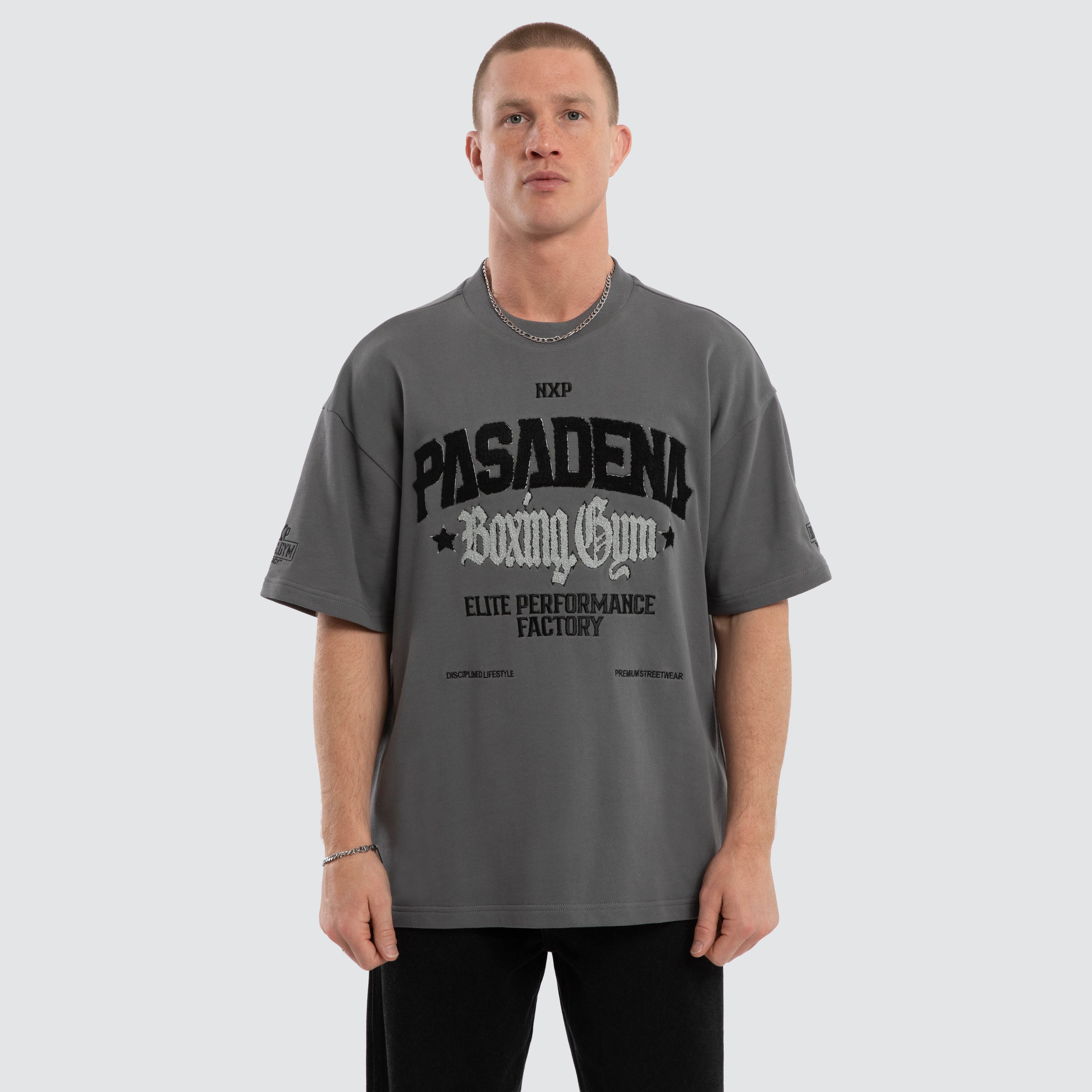 Victory Loopback Raptor Tee Charcoal | NXP