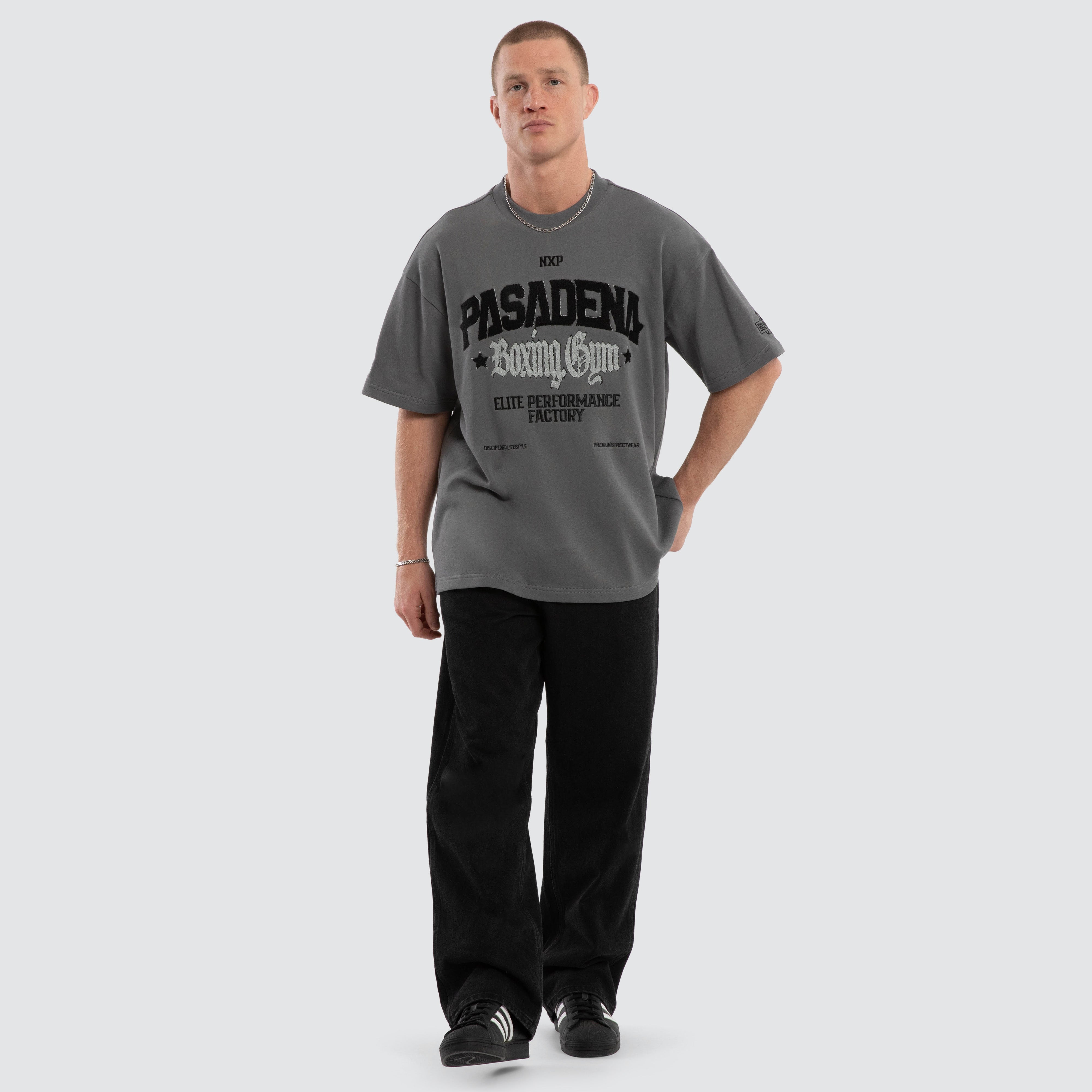 Victory Loopback Raptor Tee Charcoal | NXP