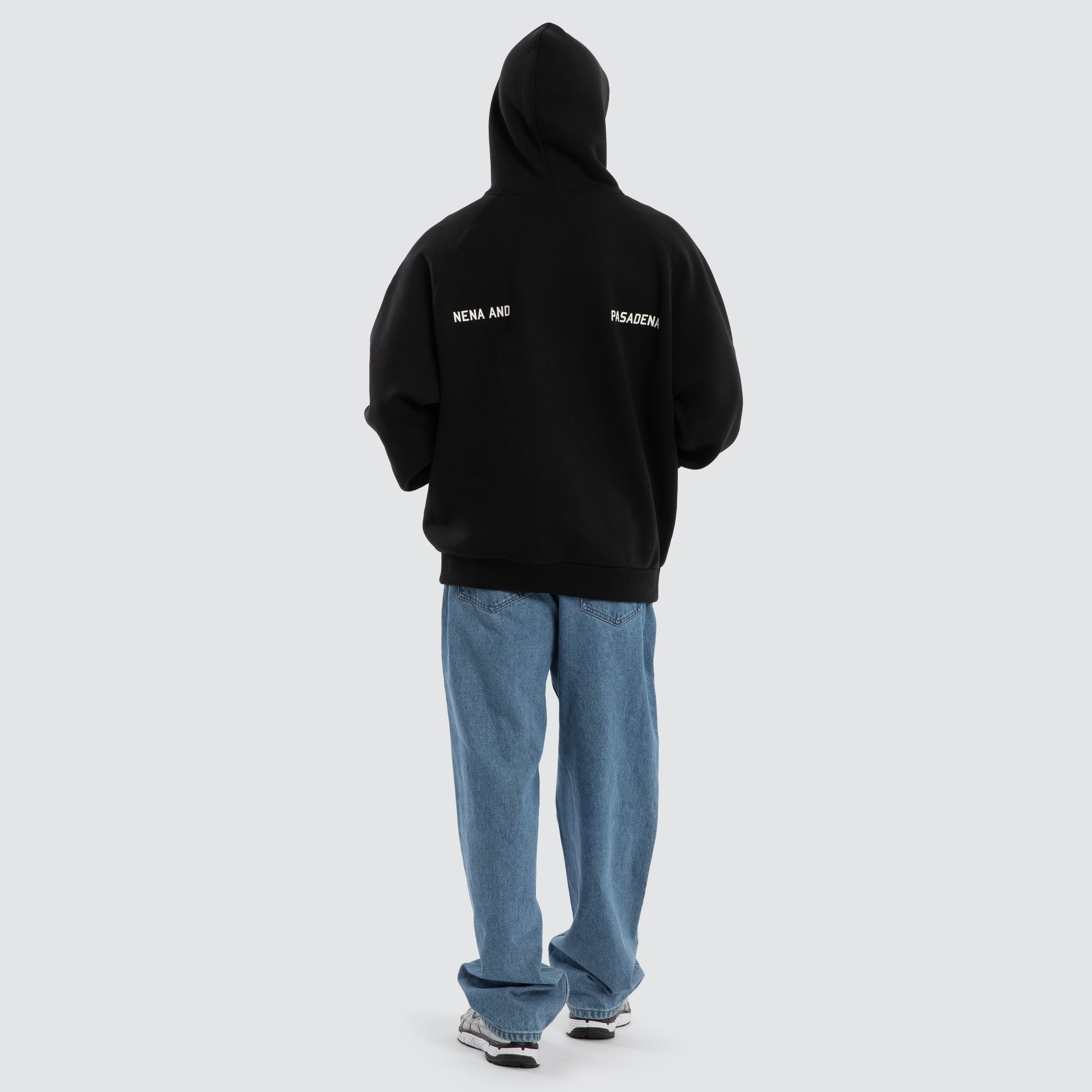 Rich Raglan Fleece Hoodie Anthracite Black | NXP