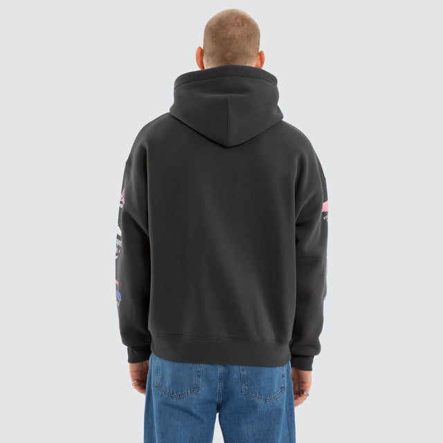 Stream Box Fit Hoodie Asphalt