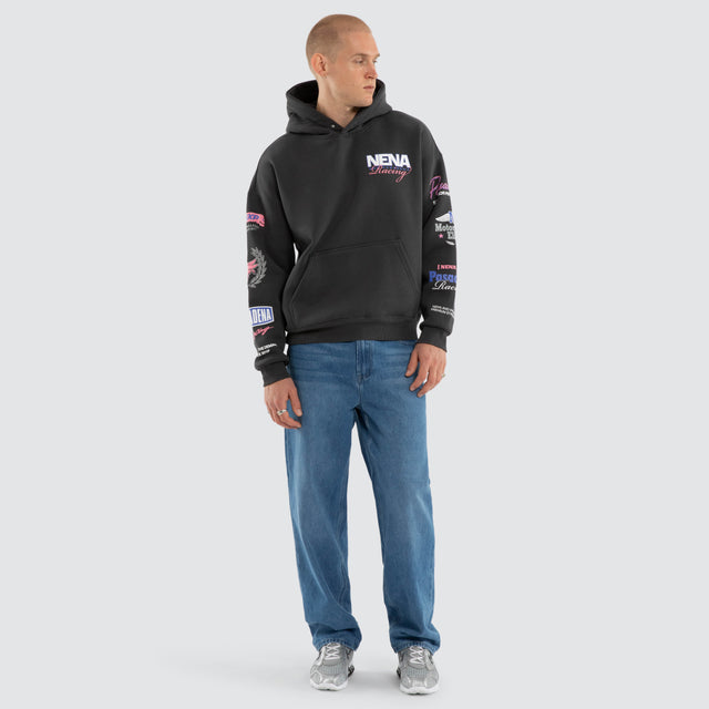 Stream Box Fit Hoodie Asphalt