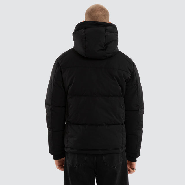 Onus Hooded Puffer Jet Black
