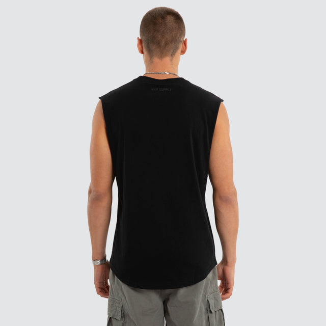 Vantage Dual Curved Muscle Jet Black