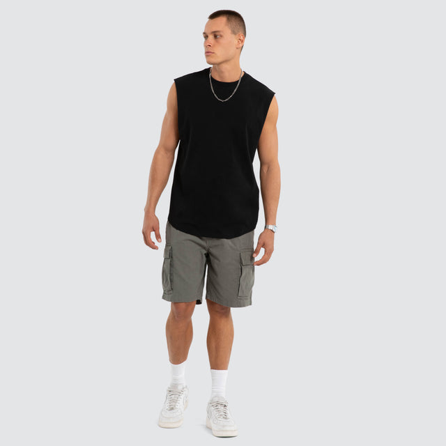 Vantage Dual Curved Muscle Jet Black