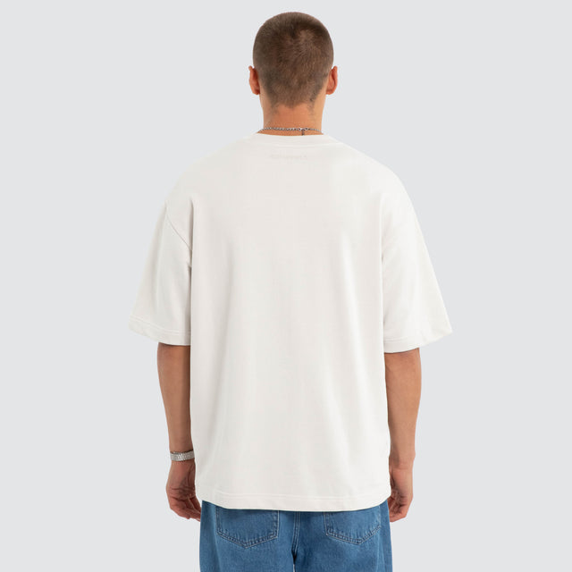 Estevan Oversized Tee Glacier Grey