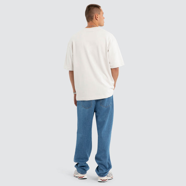 Estevan Oversized Tee Glacier Grey