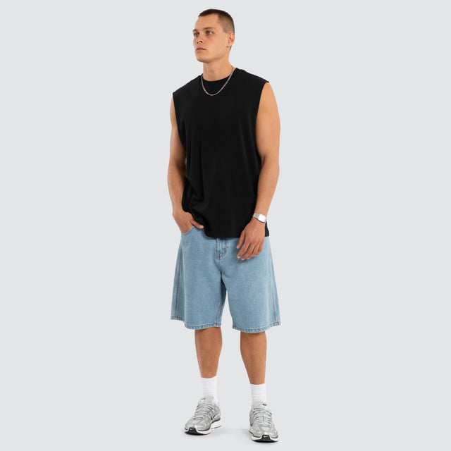 Monument Relaxed Muscle Jet Black