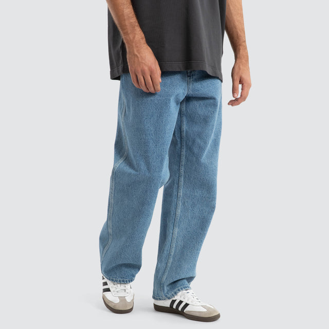 Dillon Baggy Fit Jean Clean Blue