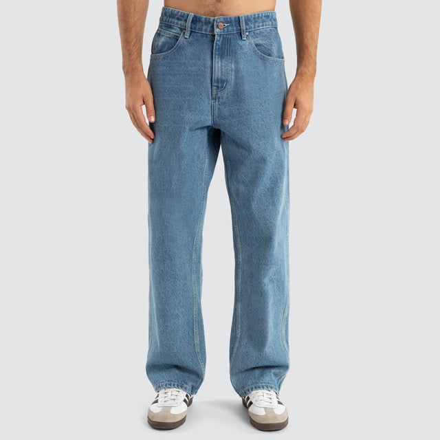 Dillon Baggy Fit Jean Clean Blue