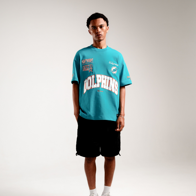 Miami Dolphins NFL Loopback Raptor Tee Aqua