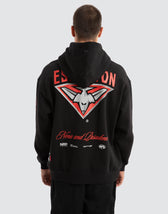 Essendon Bombers AFL Season Hoodie Jet Black